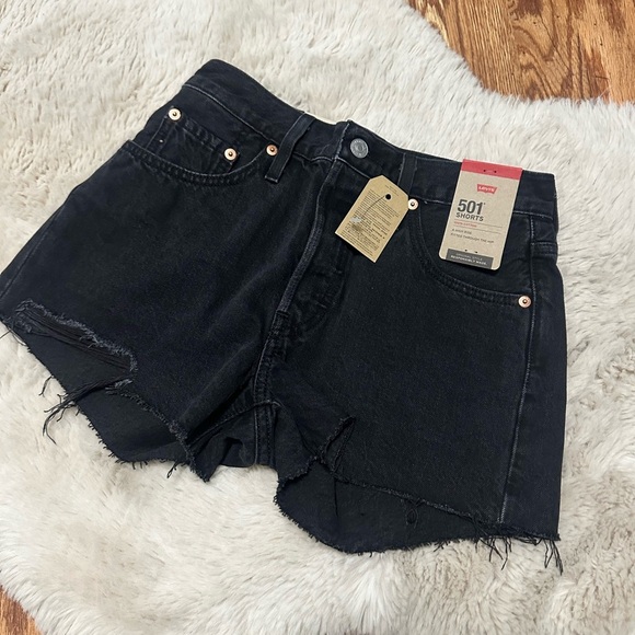 🆕 501® ORIGINAL FIT HIGH RISE WOMEN'S SHORTS - Picture 3 of 7